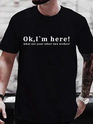 「Ok! こちら!!!!!!!!!!!!!!!!!!!!!!!!!!!!!!! ユニセックス半袖Tシャツ,特大,カジュアル,原宿