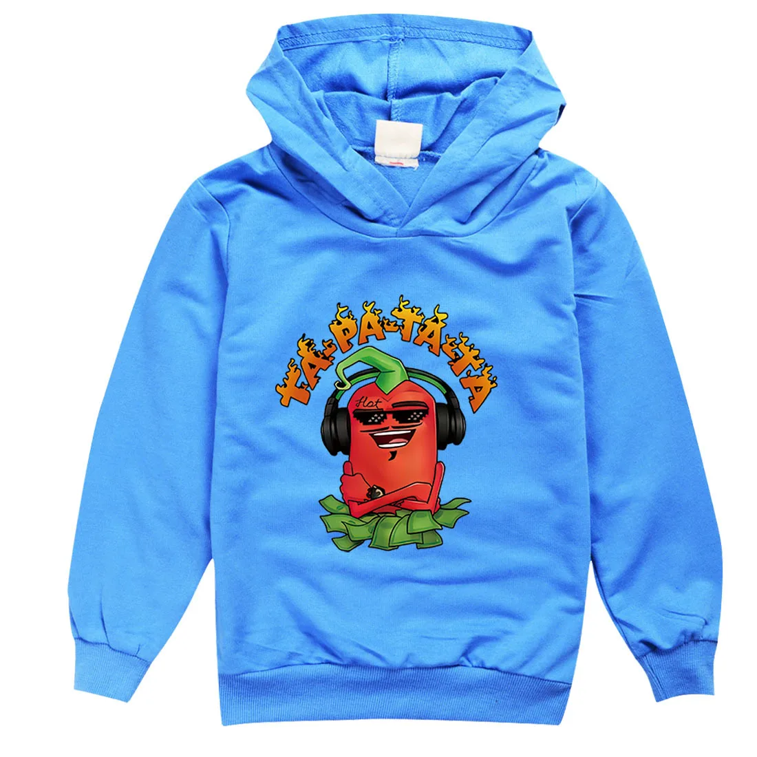 2026 New Merch Edison Perec Hoodie Kids Chilli Hot Pepper Sweatshirts Boys Hoody Outwear Baby Girls Fashion Pullover Clothes Top