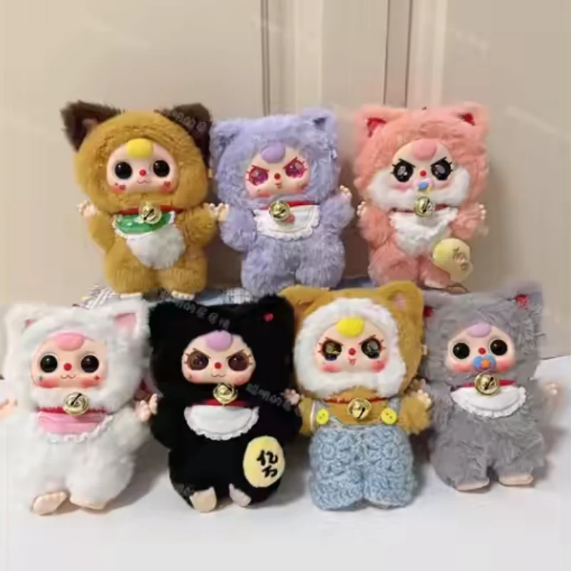 

Подлинная детская три плюшевых игрушки, серия Billionaire Cat, слепая коробка, подвеска, модные игрушки, коллекционный брелок, кулон, куклы, орнамент, подарок