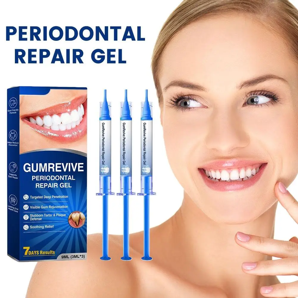 Gumrevive Gum‑Maintenance Gel Portable Syringe‑Style Gentle Home‑Use Oral‑Hygiene Mild‑Comfort Mouth‑Care Dental‑Cleaning Kit