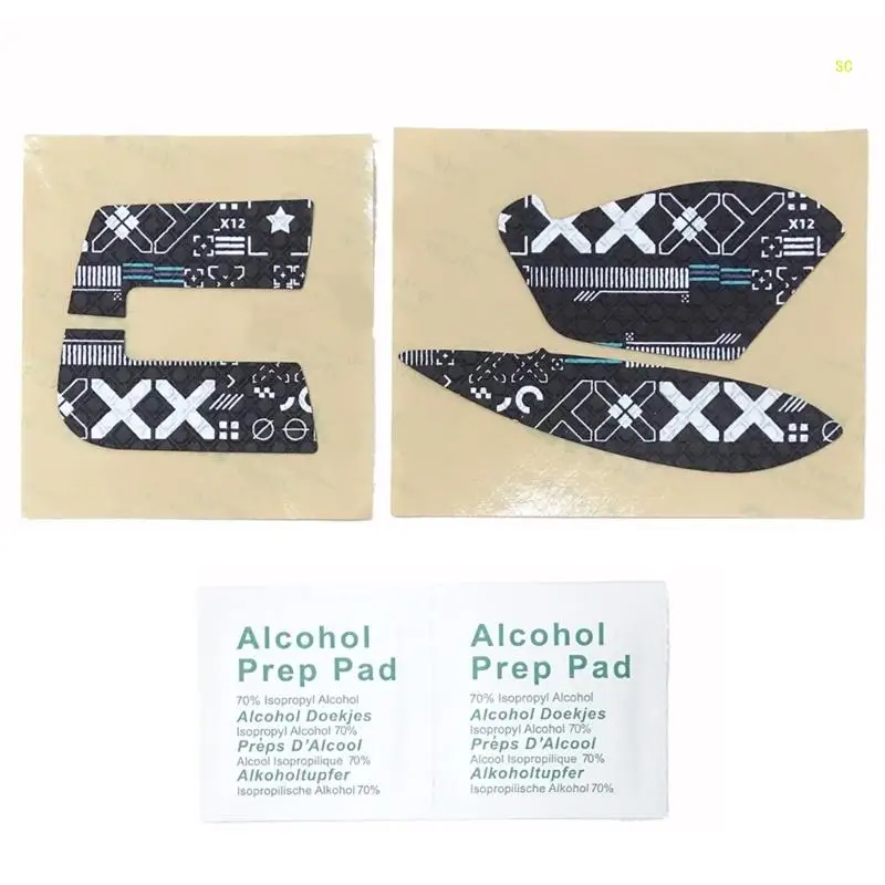 Кожа игровой мыши Suck Sweat, ультратонкая противоскользящая наклейка 0,6 мм, ручки для мыши, лента для игрового коврика