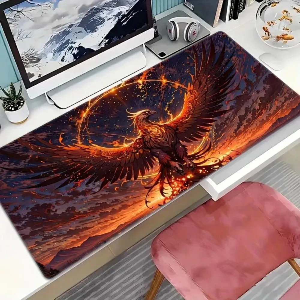 Ultra Smooth Gaming Mouse Pad Large Black Non-Slip Rubber Base Desk Mat For PC Laptop Office Gamer Magic Zones Card Playmat