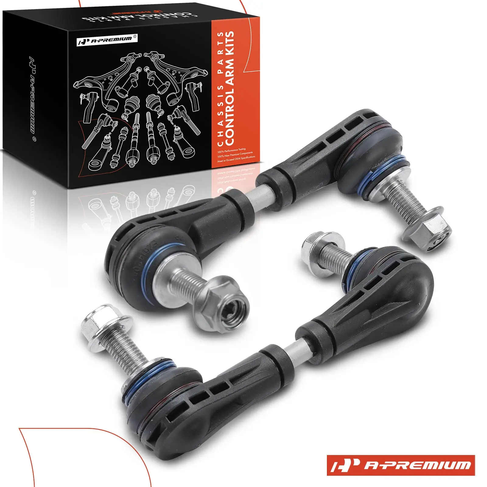 A-Premium 2x Rear Stabilizer Sway Bar Link for Ford Explorer 2020-2021 Police Interceptor Utility 2020 Lincoln Aviator 2020-2022
