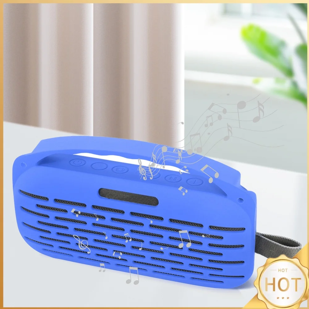 Silicone Protective Cover Travel Protective Carrying Pouch Protective Skin Sleeve for Bose SoundLink Flex 2nd Gen Accessories