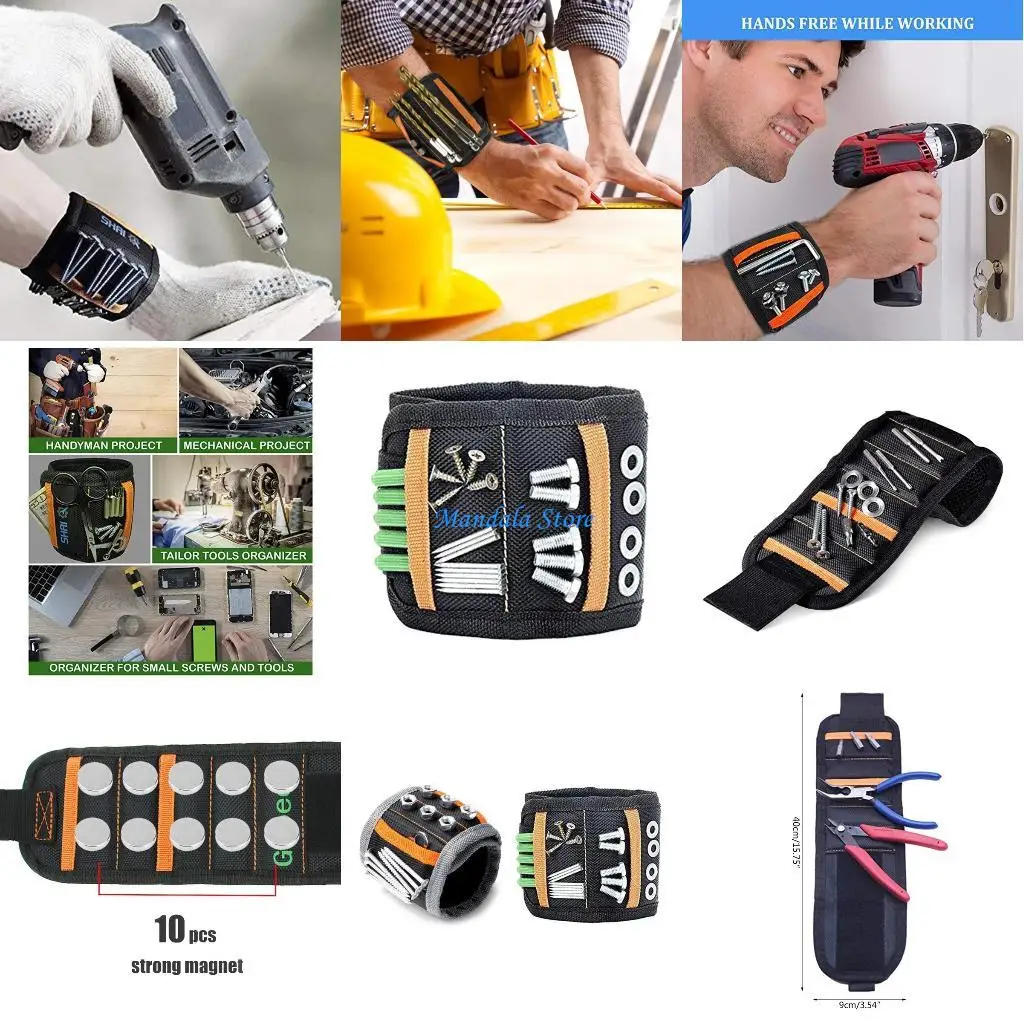 

U2JC Father's Day Gifts From Daughter Son Wife Wristband Tool Belt Strong