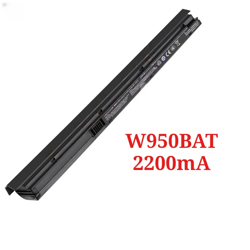W950BAT 2200mAh Laptop Battery for CLEVO W950BAT-4 6-87-W95KS-49F Lithium Rechargeable Battery