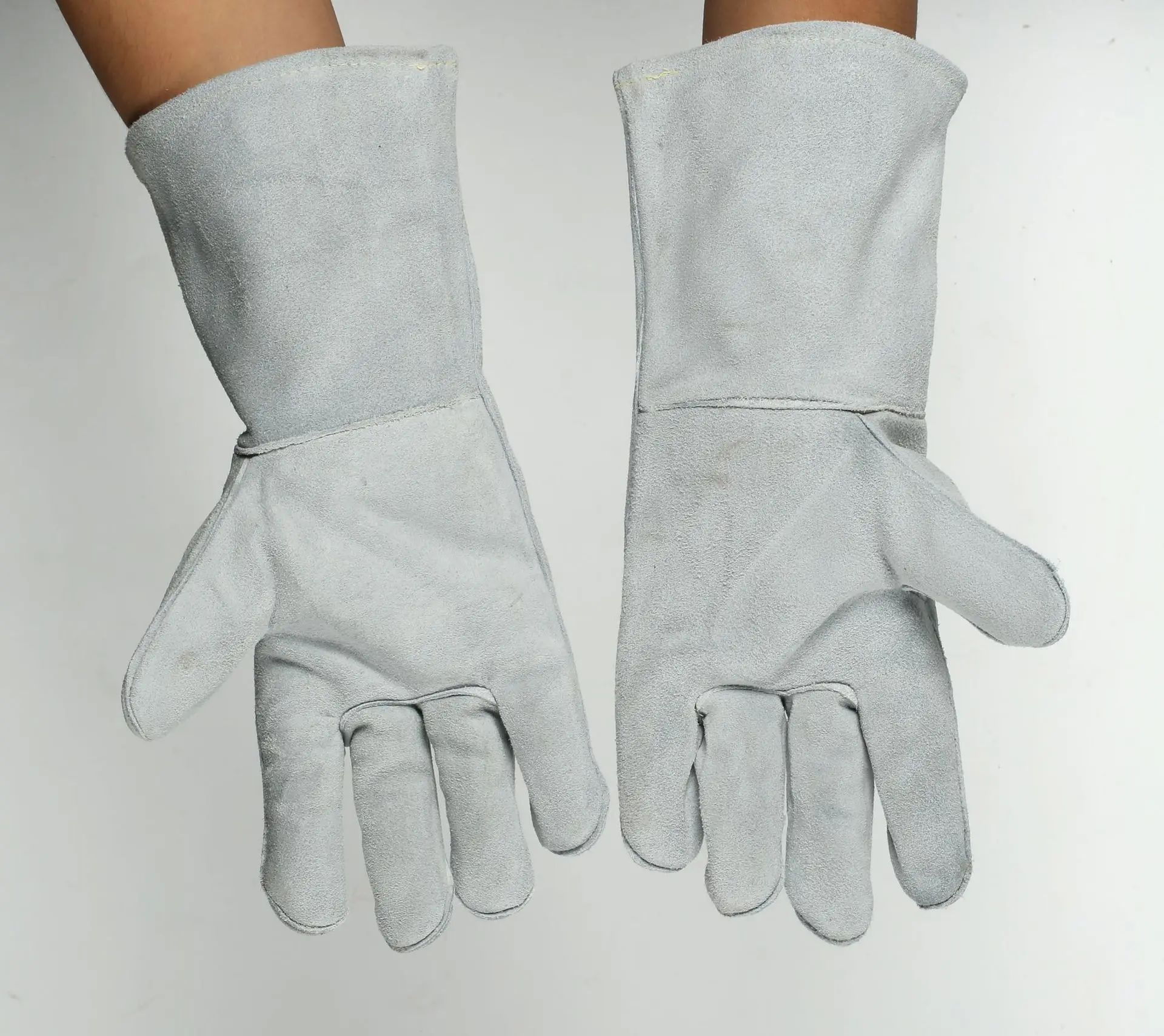 1 Pair TIG Welding Gloves Soft Sensitive Gloves Single/double Layer Cowhide Cuff High Quality Welding Gloves Clothing Gloves