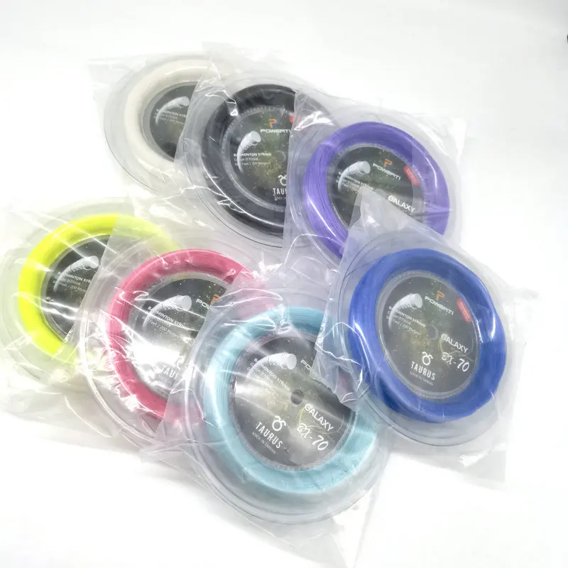 powerti-bx70-バドミントンラケットストリング-200m-長持ちする弾力性のあるトレーニングシャトルコックストリング-上級者向け練習や試合用