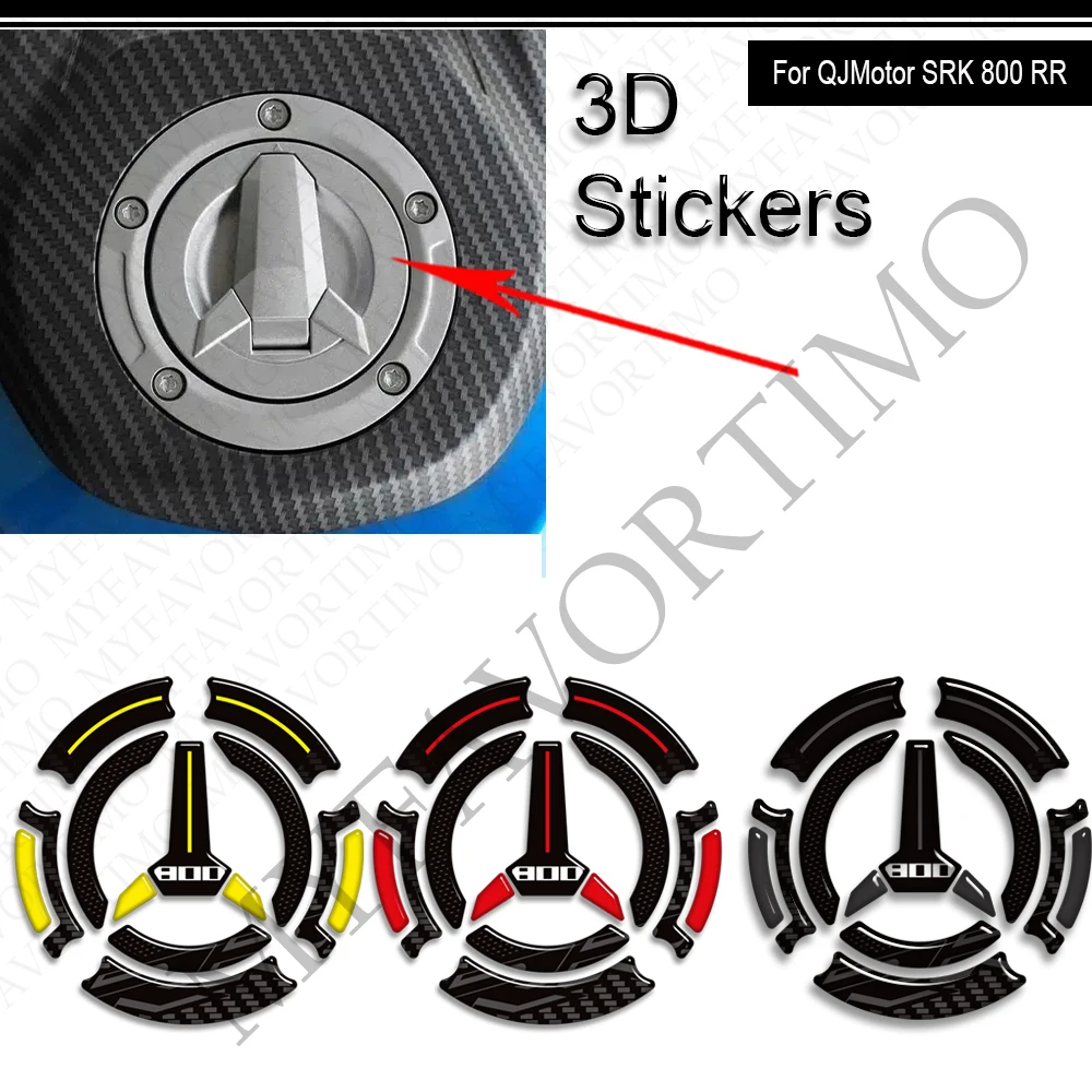 For QJMotor QJ Motor SRK GSR 800 RR SRK800 Motorcycle Tank Pad Cap TankPad Gas Fuel Oil Kit Knee Stickers Decals Protector