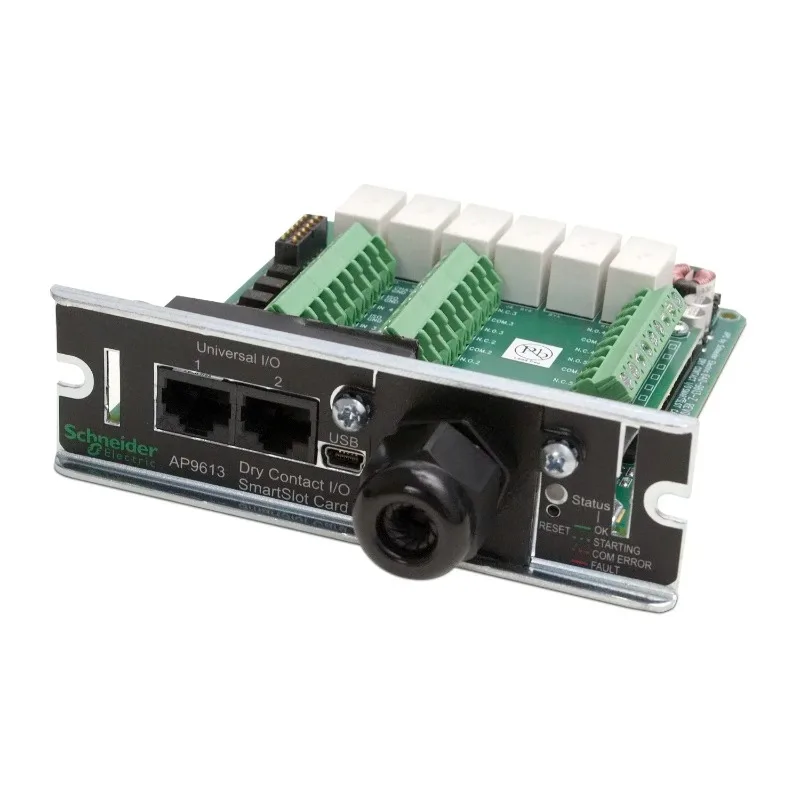 2025 SE-APC AP9613 APC Dry Contact I/O SmartSlot Card Comptabile with SE-APC Various Cabinet Great Price
