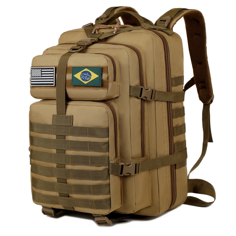 Tactical back pack Men Strategic Backpack Outdoor Waterproof Camping Hunting Sport Bag Softback Large Capacity Rucksack Brazil