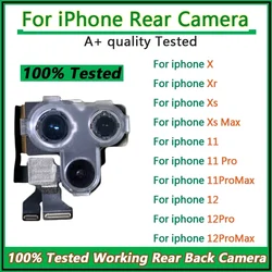Rear Camera For iPhone Xs 11 12 Pro Max Back Camera Rear Main Lens Flex Cable Camera For iphone X XR XS MAX 13 PRO Max Camera