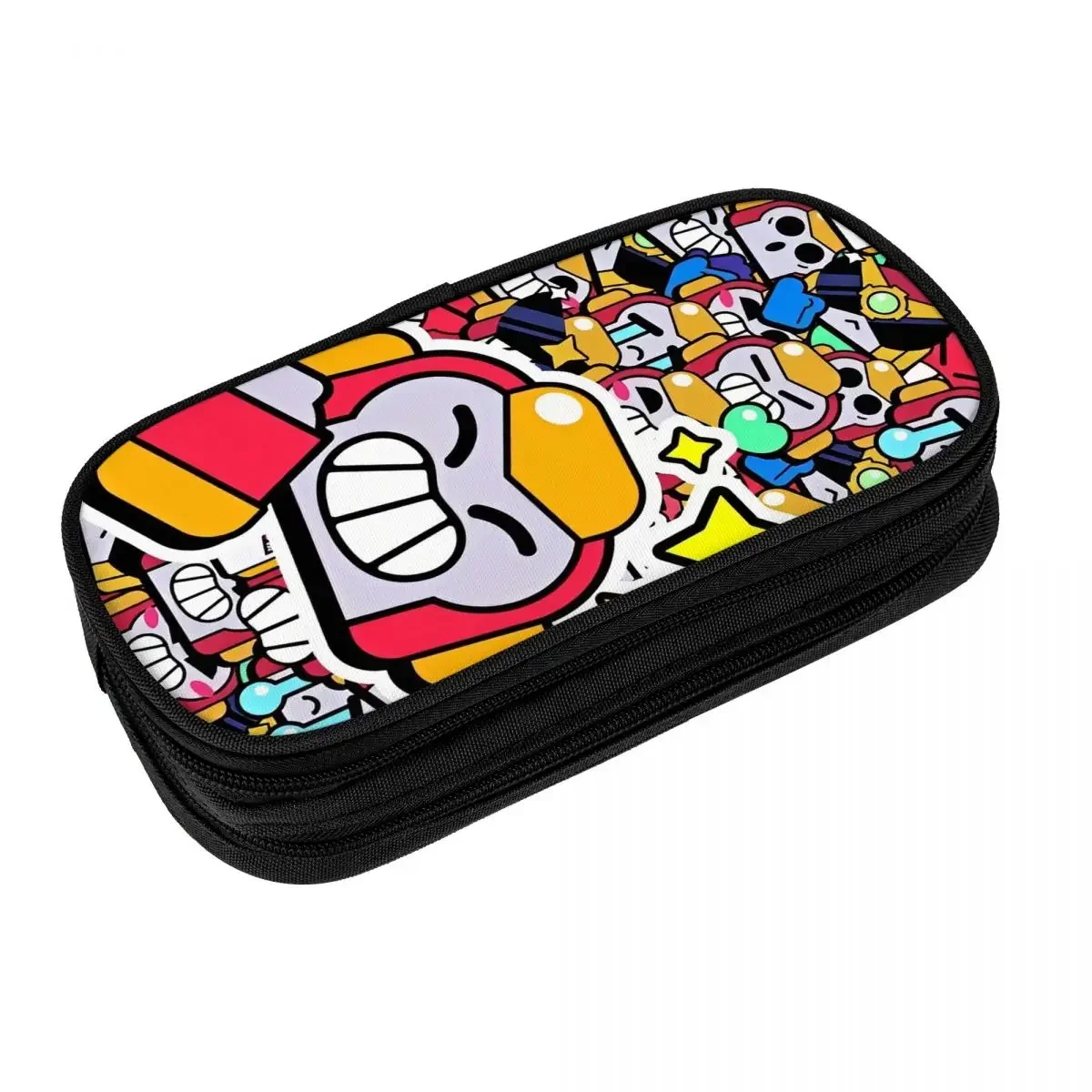 Brawled Game Pencil Case Fashion Pen  Bags Girl Boy Big Capacity Students School Cosmetic  Box