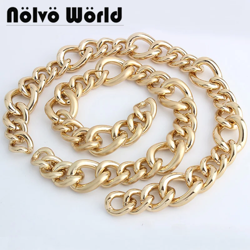 

1-5pcs 50cm Durable Metal Multi-specification Aluminum Chain For Handbag Purse Strap Hardware Accessories