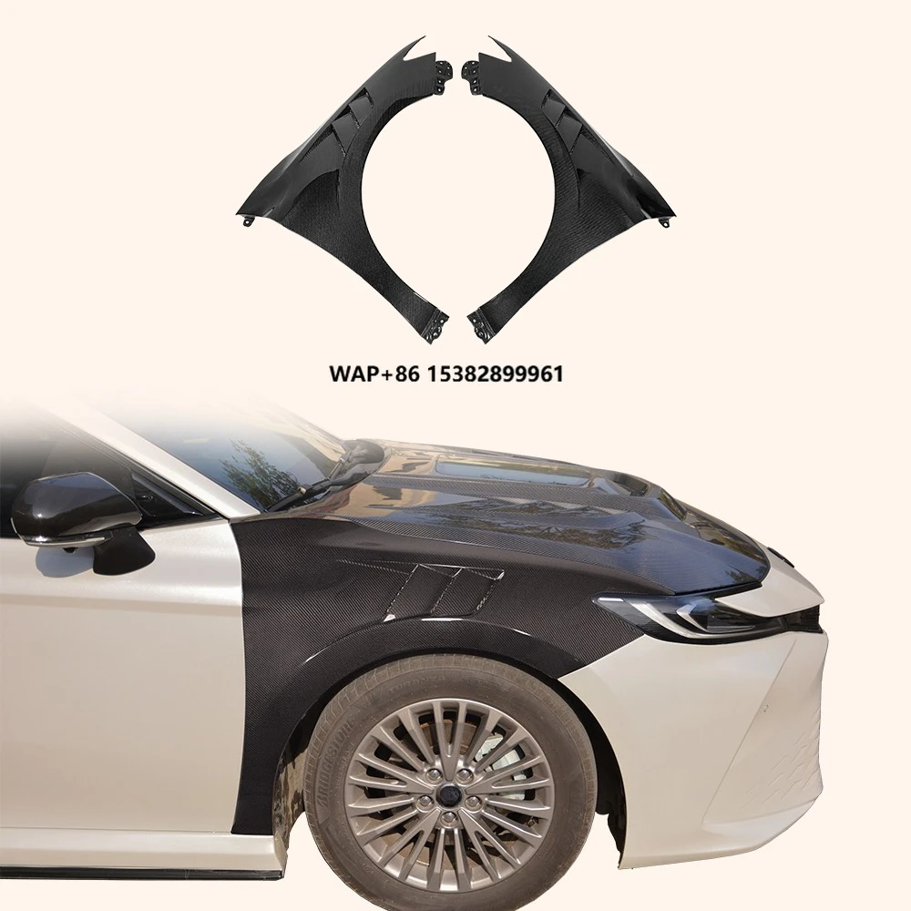 

2024 for Camry XV80 Sedan HT Style Front Fender Vented Carbon Fiber Car Fender