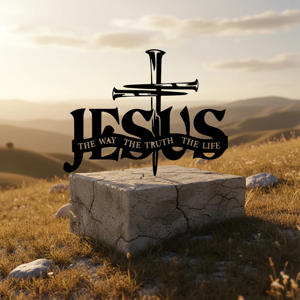 1pc Elegant Metal Christian Wall Art Praying Hands Design Decoration Tools Household Metal Cross Decor Spare Parts