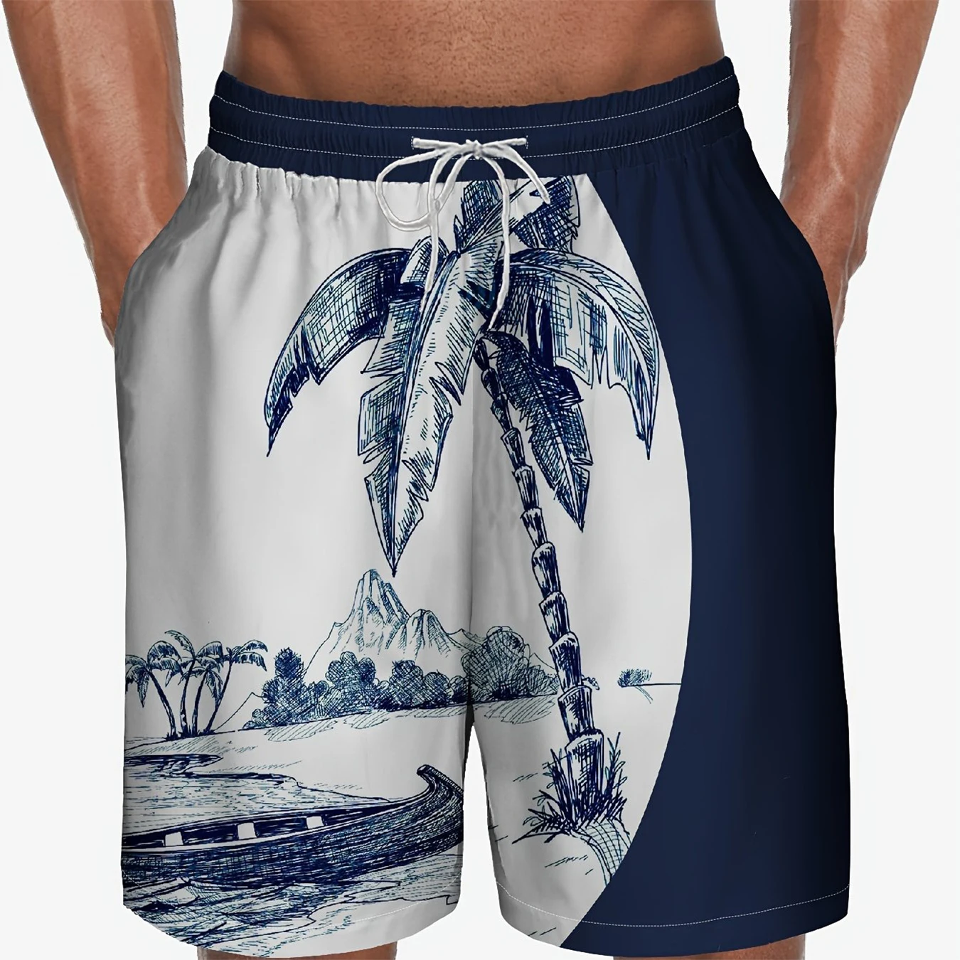 Short de plage hawaïen imprimé 3D coloré pour hommes et femmes, shorts de planche de surf décontractés, maillots de bain d'été, vêtements pour enfants, pantalons de vacances