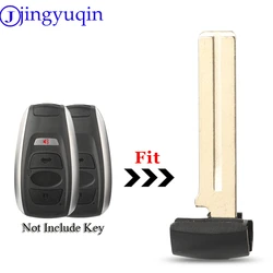 Jingyuqin inserto senza chiave intelligente remoto di emergenza per Subaru Forester Legacy Impreza XV BRZ TOY12 chiave auto lama non tagliata sostituire