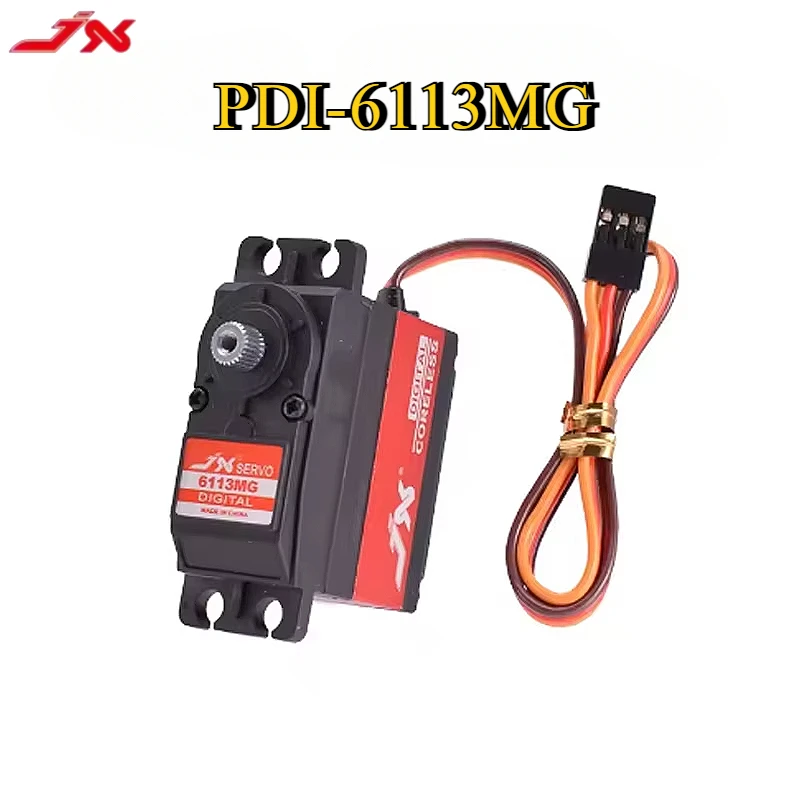 JX RC Servo PDI-6113MG 13KG 0.103sec High Torque Metal Gear Coreless Standard Digital Servo for RC Airplane Aircraft Parts