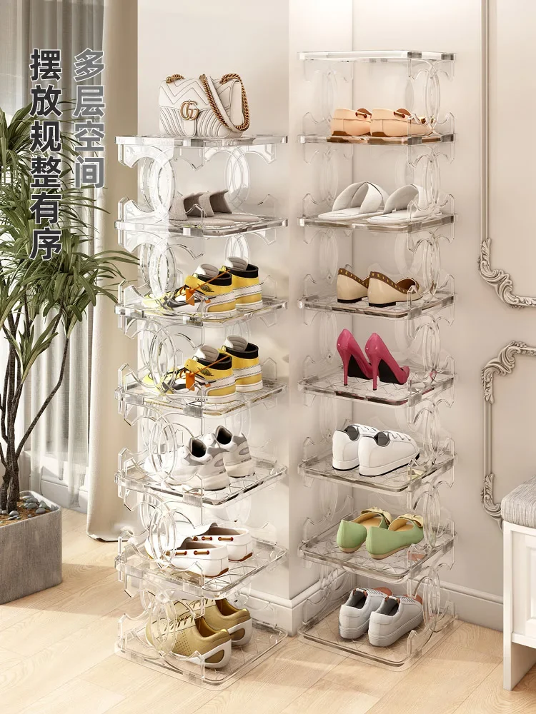 

Simple Shoe Rack Home Doorway Household Multi-Layer Cabinet Dormitory Rental House Small Narrow Space-Saving Shoe Storage Rack