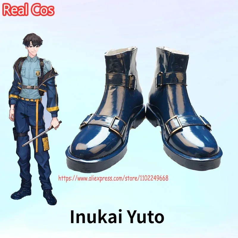 

RealCos Paradox Live Raper Inukai Yuto Hancho Обувь для косплея Сапоги Хэллоуин Косплей Костюм Аксессуар