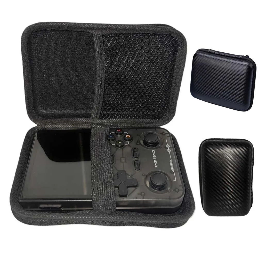 Aufbewahrungsbox für R36S RG34XX K36 R35S Miyoo Mini Game, stoßfeste Hart-EVA-Tasche, Kabelzubehör, R36S, schützende Tragetasche