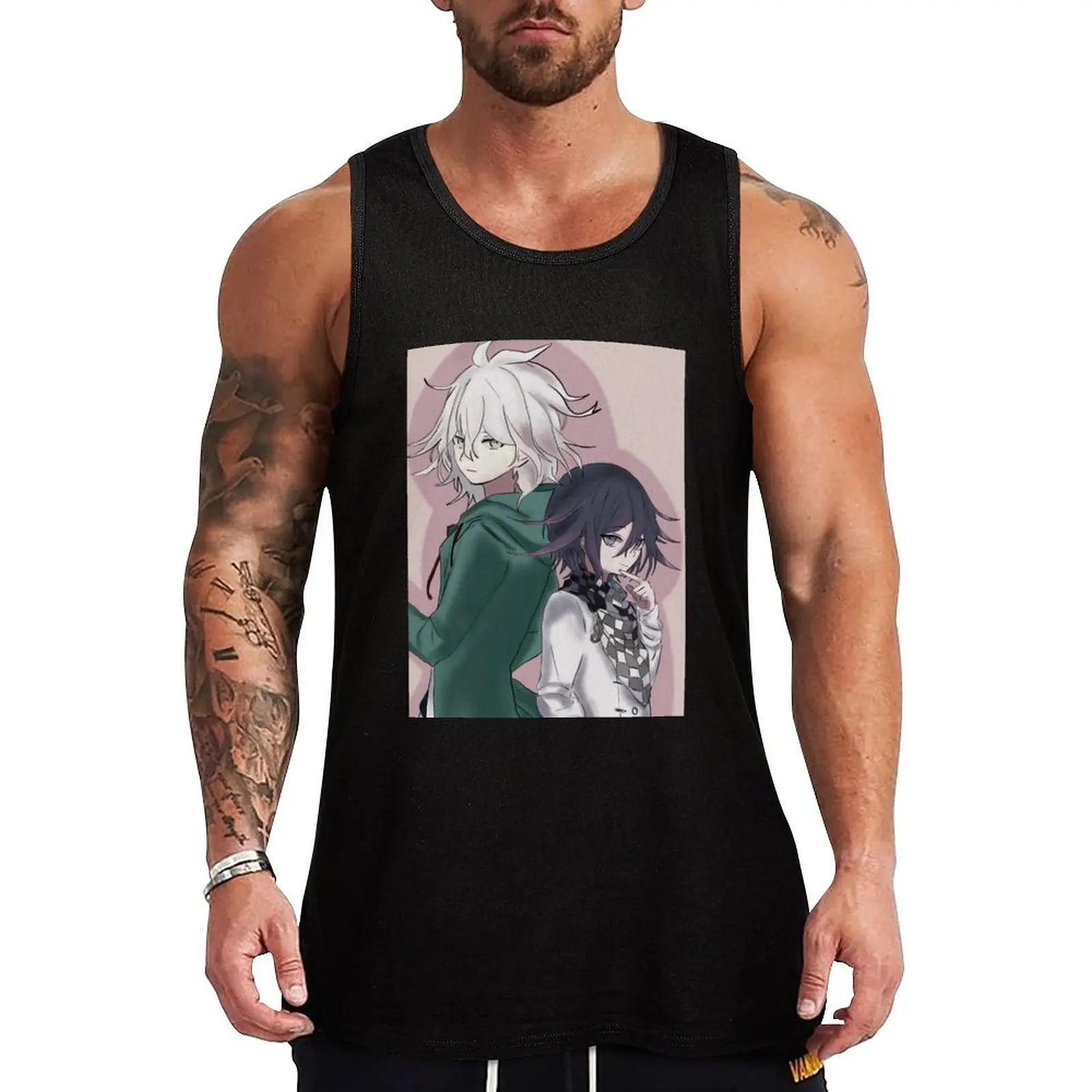 

Komaeda Nagito and Kokichi майка мужской топ аниме футболки спортивная одежда для мужчин спортивная одежда мужская