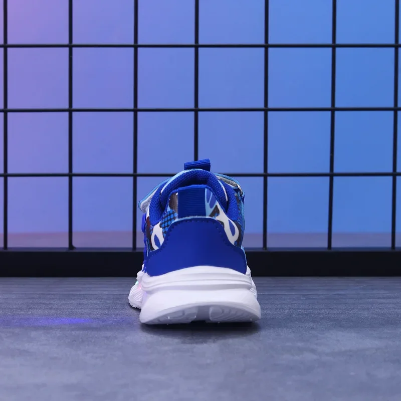 LED Kinder Niedliche Cartoon-Sneaker für Jungen, Lässige Kinderschuhe, Mädchen Atmungsaktive Mesh-Leuchtschuhe, Beleuchtete Babyschuhe – Detail 12