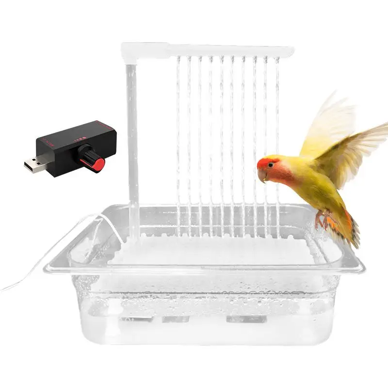 

Indoor Motorized Parrot Birdbath Motorized Parrot Automatic Tubs With Governor Motorized Birdbath Tray With Speed Controller For