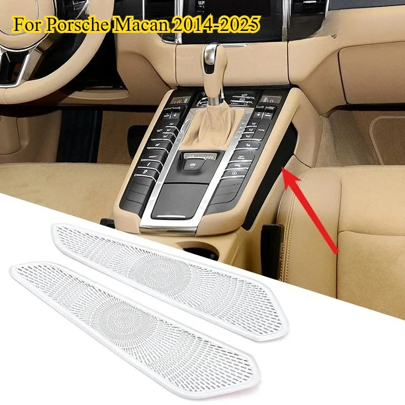 

Fit for Porsche Macan 2014-2025 Decorative Grilles on Both Sides of The Center Console Cover Trim Interior Car Accessories