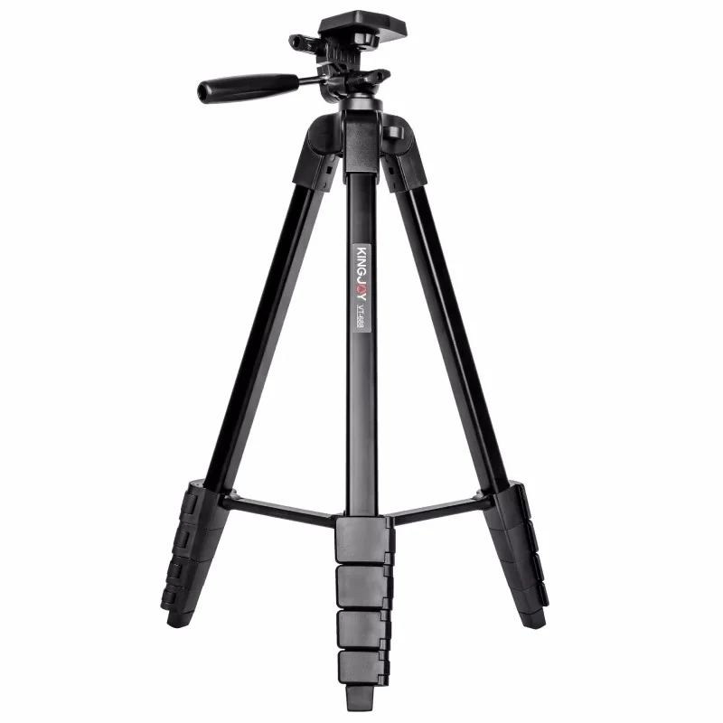 KINGJOY VT-688 High 1.7M Portable Tripod for Canon Nikon Sony Digital Camera Mobile Phone Outdoor Travel Photography Accessories view 2