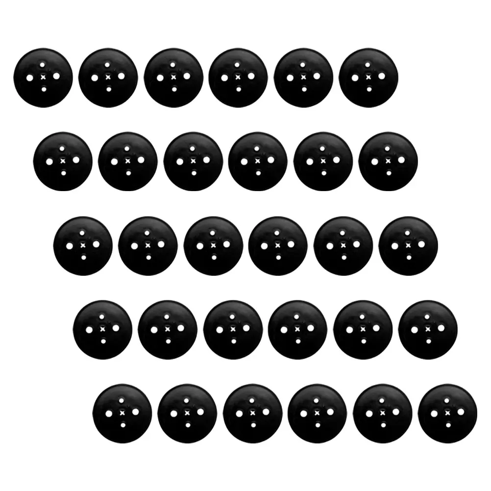 

30pcs U-shaped Nail Gaskets Black Plastic Ground Staples Gasket for Landscaping Gardening Tarp Accessories Grass Pad Nails