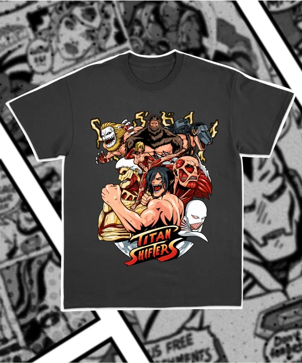 TITAN SHIFTERS Retro Cartoon Shirt, Bringing Back Nostalgia