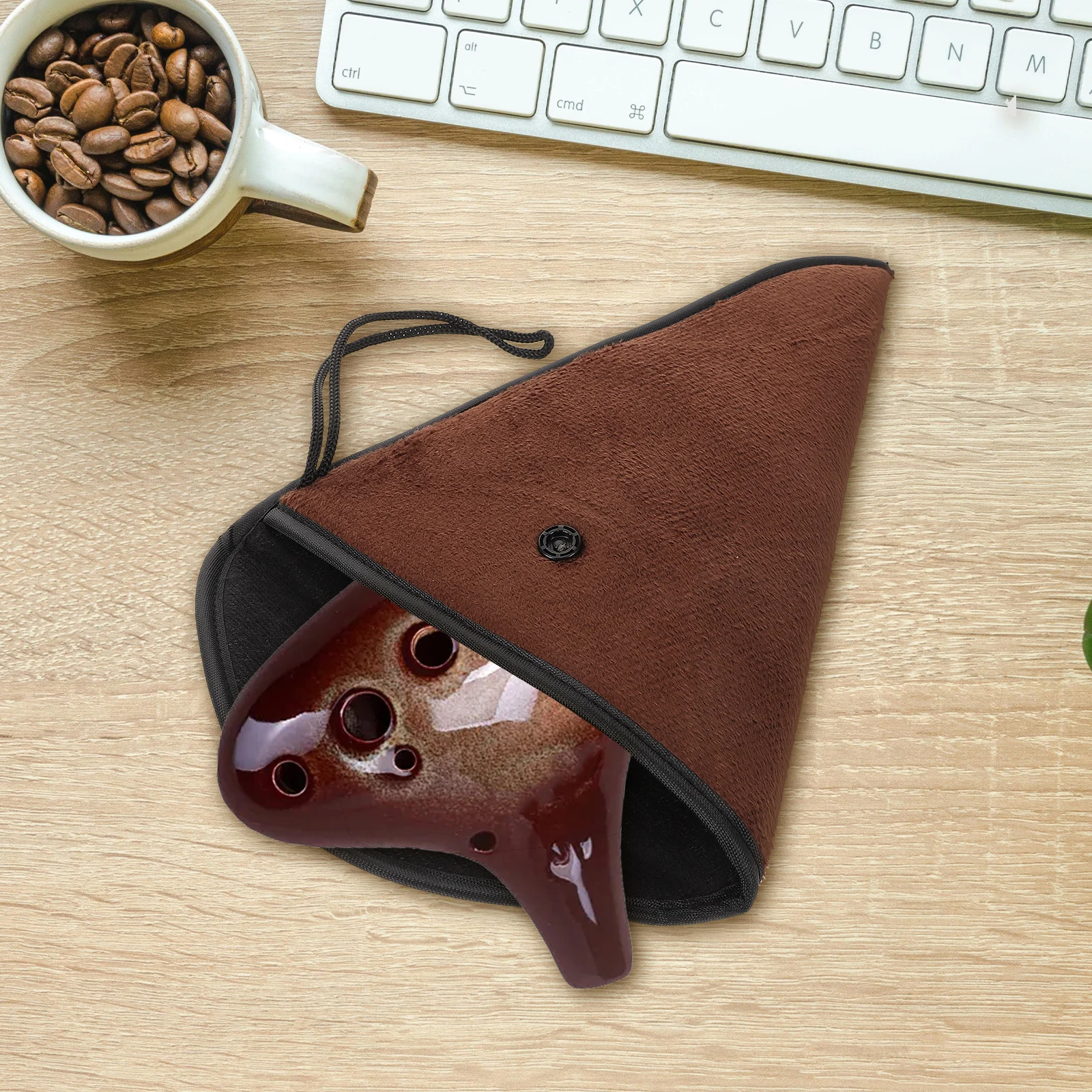 

3Pcs 12 Hole Ocarina Accessory -Proof Protective Cover for Daily Use Storage Bag for Ocarina Travel Supply,