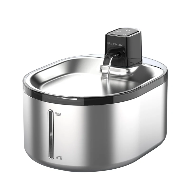 

Dog Pet Automatic Stainless Steel Wireless Cat Water Drink Smart Wifi Water Dispensers Fountain