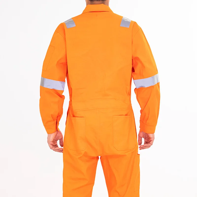 Workwear Clothing for Men Reflective Coveralls Jumpsuits Car Repair Dirt-Resistant Construction Coveralls Safety Clothing