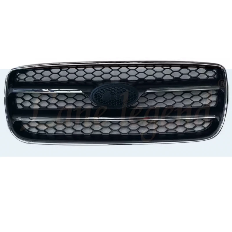 Fit For HYUNDAI Santa Fe (CM) 2007 2008 2009 Body Kit Front Bumper Cover Refitting Grill Accessories ABS Plastic Racing Grille