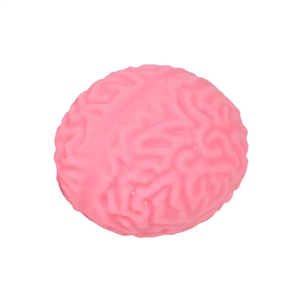 スクイーズボールおもちゃ ソフトラテックス素材 シミュレーション脳 アンチストレス リリーフ ハンドフィジェットトイ スクイーズストレスボール スクイーズブレイン