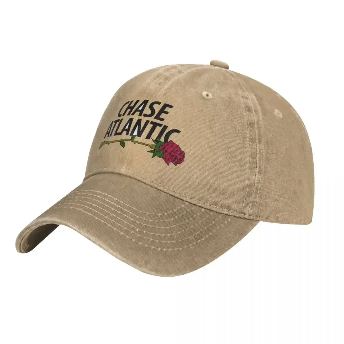 Chase Atlantic Baseball Cap Merch Rose Logo Fashion Unisex-Teens Washed  Hats Dropshipping Design Hiking Fishing Baseball Caps