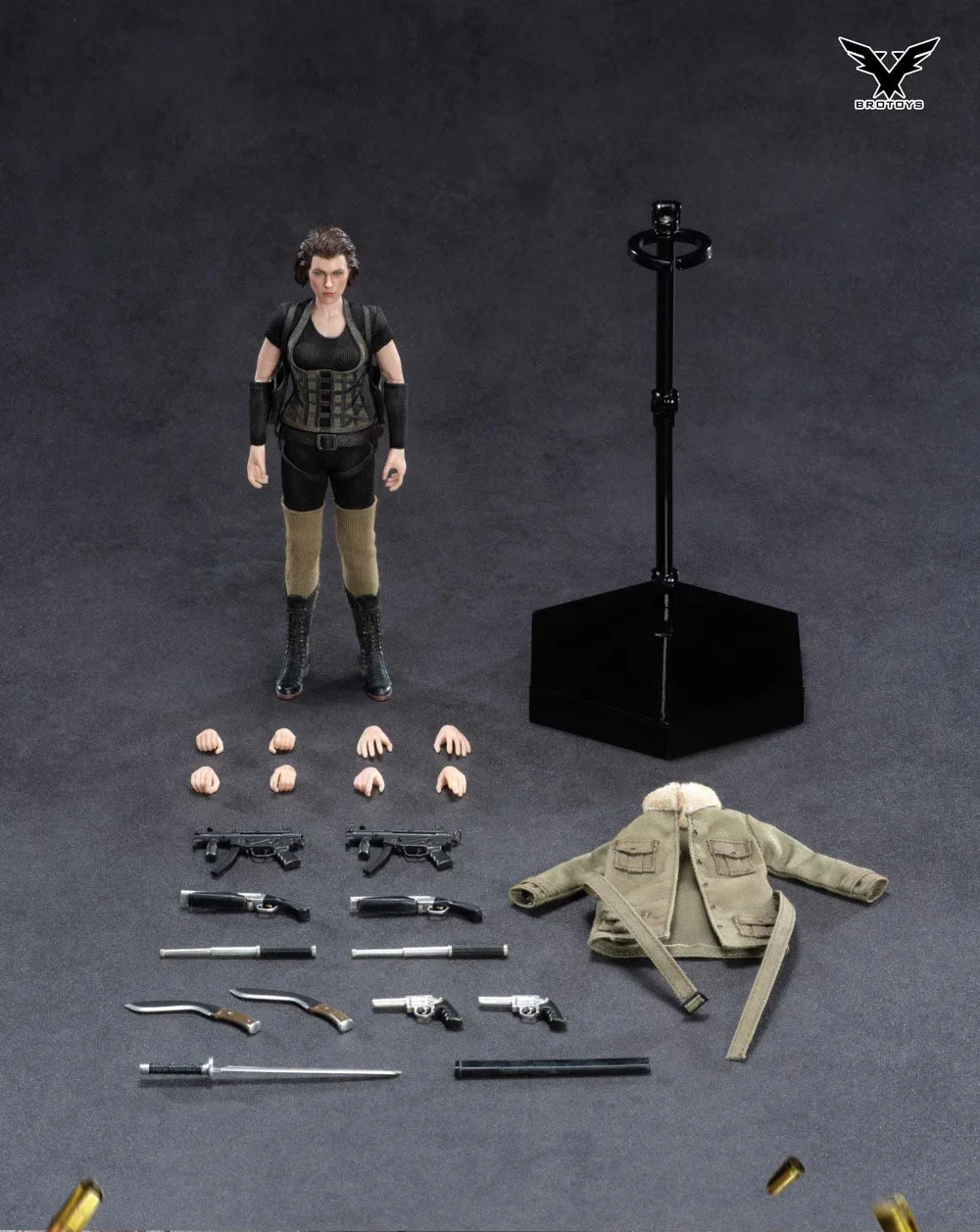 BROTOYS LR004 Women Soldier Charactor Toys Alice Player Residents