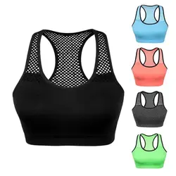 Reggiseno sportivo da donna ad asciugatura rapida intimo Fitness scava fuori reggiseno Yoga traspirante comodo reggiseno sportivo antiurto alto Push Up