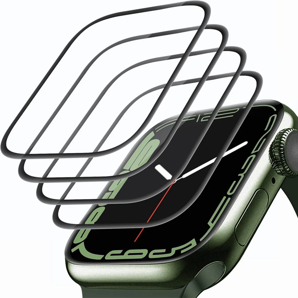 

Керамическая пленка для Apple Watch 9 8 7 6 SE 45 мм 41 44 мм 40 мм 38 42 мм Защитная пленка для экрана IWatch Series 10 42/46 мм Ultra 49 мм Не стекло
