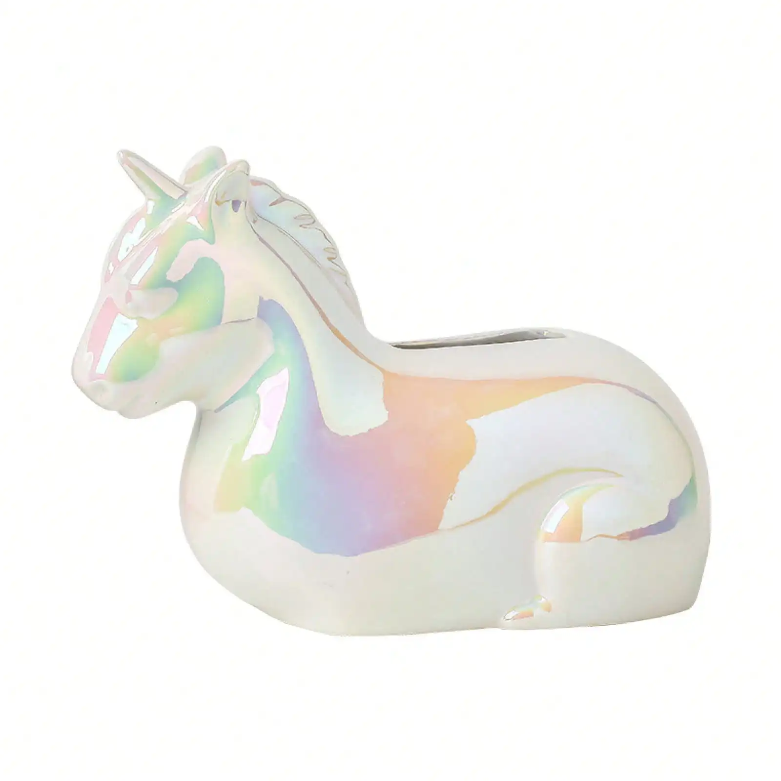 

Stylish Colorful Ceramic Tissue Box Cover, Elegant Decor Living Room Coffee Table, Cute Bathroom Vanity Napkin Holder, Unique Lovers, Handcrafted Home Art Accent, Magic Animal Design