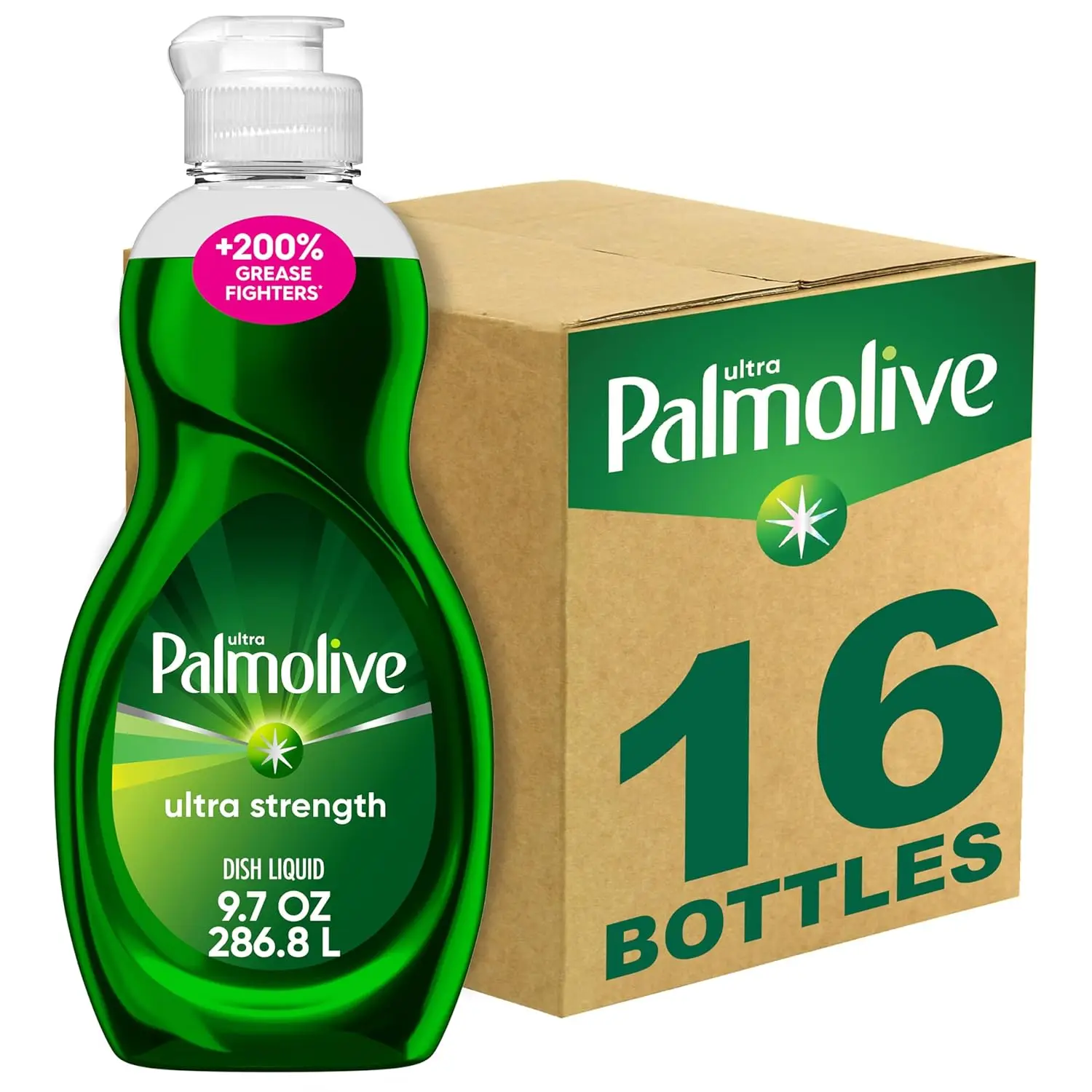 

Ultra Strength Liquid Dish Soap, 9.7 fl oz Bottle