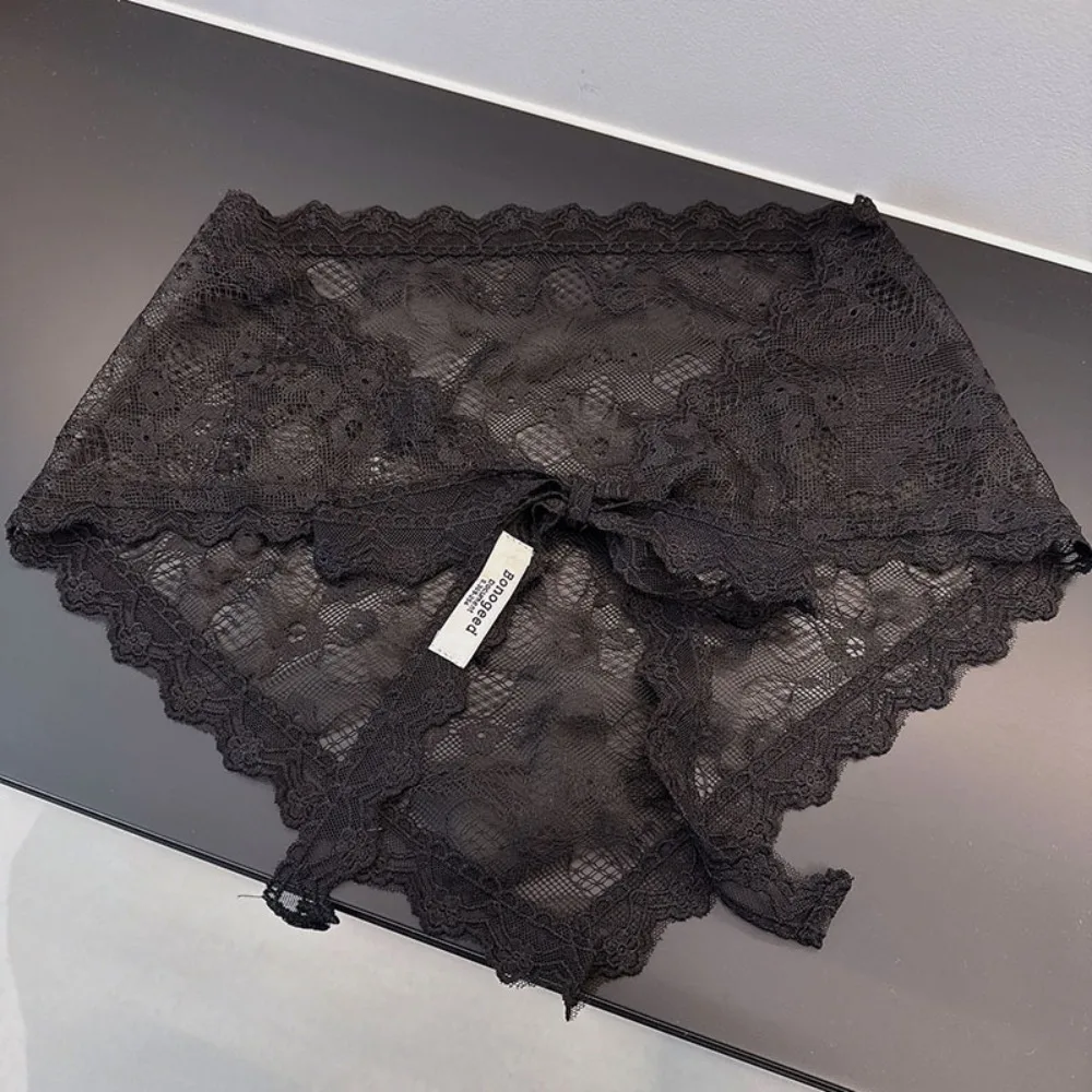 

Harajuku Floral Lace Mini Skirt Lace-up Y2K Streetwear Hip Curtain Fart Curtain for Women