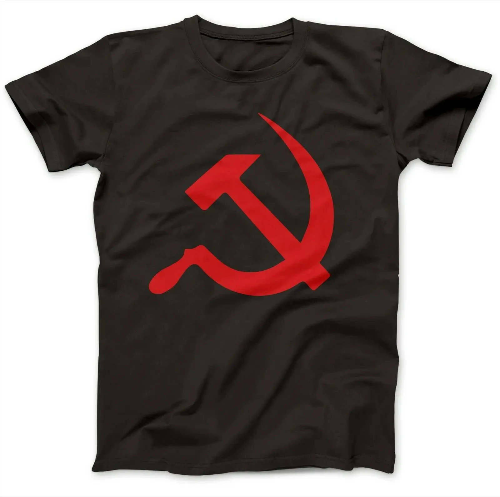

Soviet Communism CCCP Lenin USSR Hammer and Sickle T-Shirt 100% Cotton O-Neck Short Sleeve Summer Casual Mens T-shirt Size S-3XL