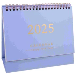 2025 Calendario da tavolo Ufficio 2024-2025 Spirale accademico mensile Forniture per desktop Decorazioni da tavolo Forniture per la casa delicate