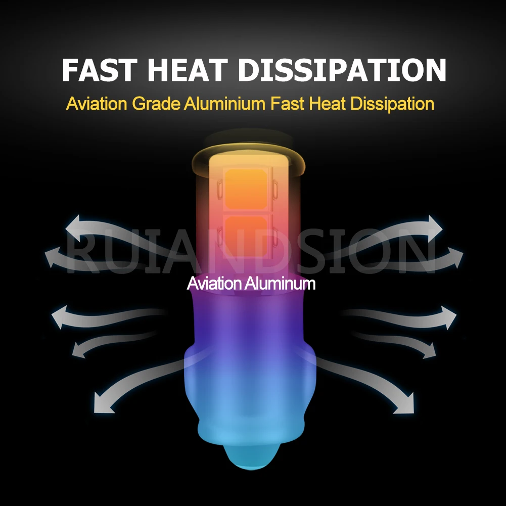 10Pcs BA7S T7 LED Car Light Bulbs Interior Instrument Panel Lamp Car Dash Board Lights DC 12V 6000K 4300K Blue Yellow Lamp Shade