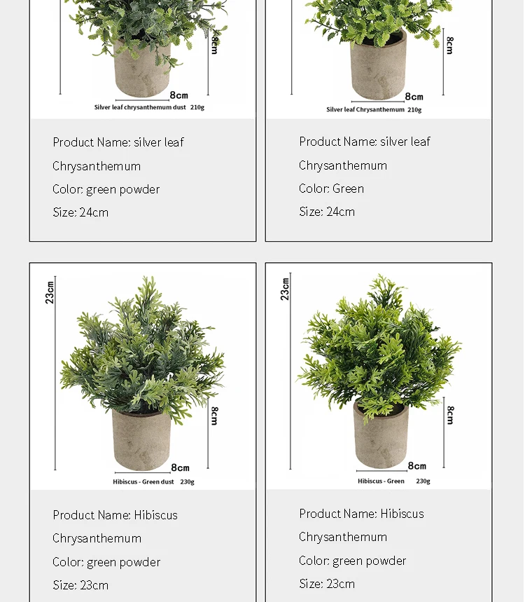 Künstliche Pflanze Topf Eukalyptus Pflanze kleine gefälschte Blume Bonsai mit Topf Mini Pflanze Desktop Office Home Restaurant Dekoration – Detail 8