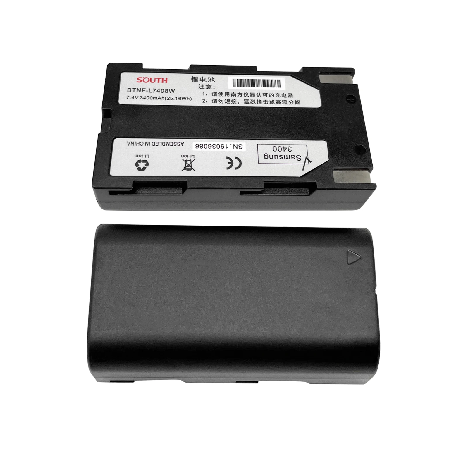 6PCS BTNF-L7408W Battery For South S82 S82T K9 R90 R93 GPS GNSS 3400mAh bateria